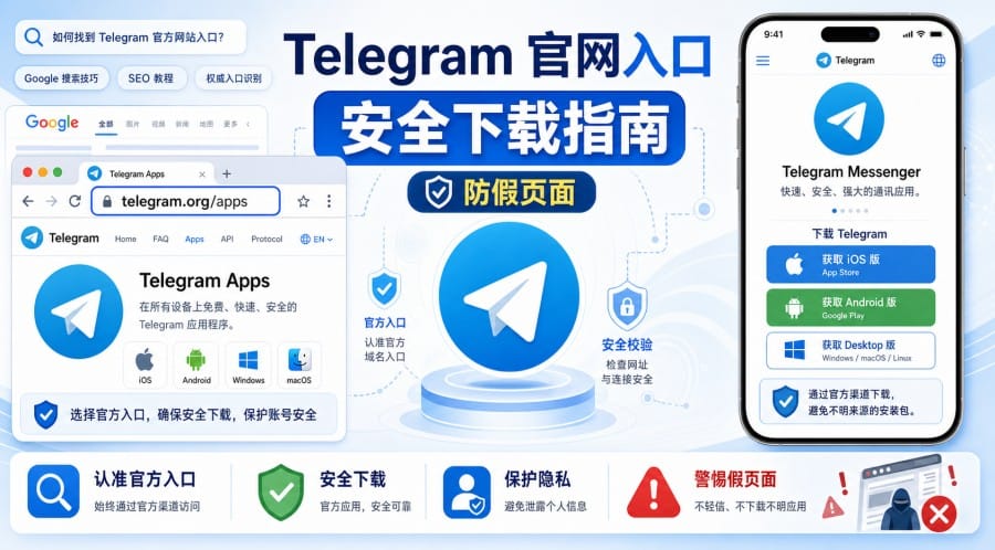 Telegram 官方网站入口怎么找