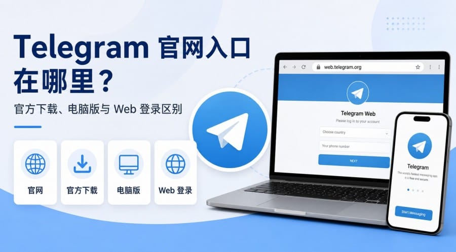Telegram 官网入口指南：官方下载与 Web 登录地址怎么选