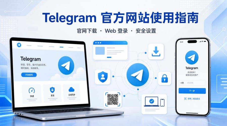 Telegram 官方网站使用指南：官网下载、网页版登录与安全设置