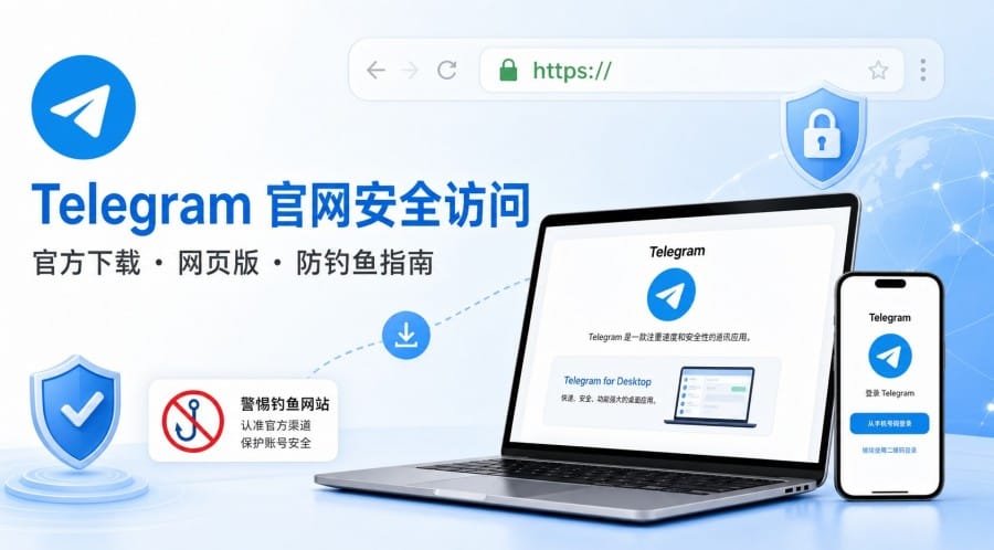 Telegram 官网安全访问指南：官方入口、客户端下载与防钓鱼方法