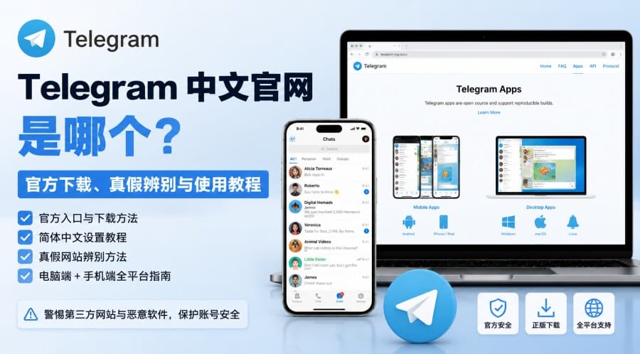 Telegram 中文官网是哪个？官方下载、真假辨别与第三方网站排名原因